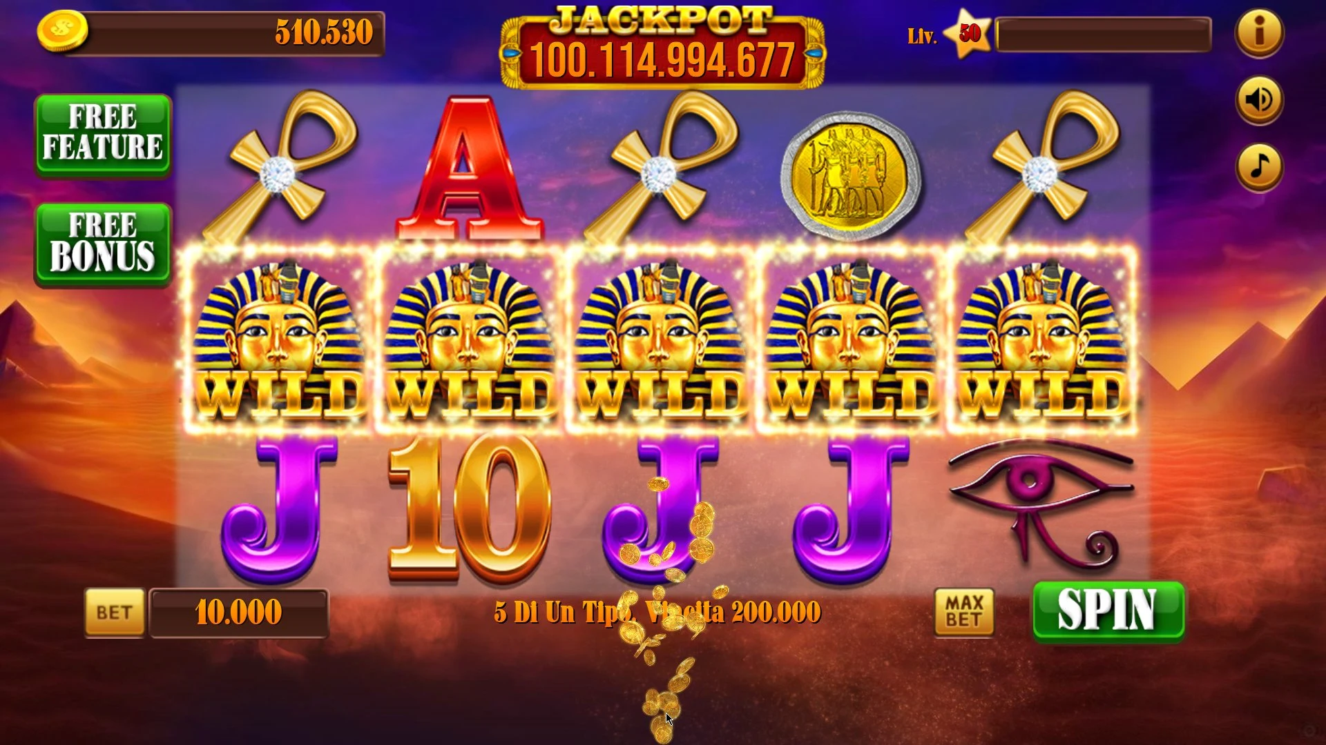 Sphinx Jackpot screenshot