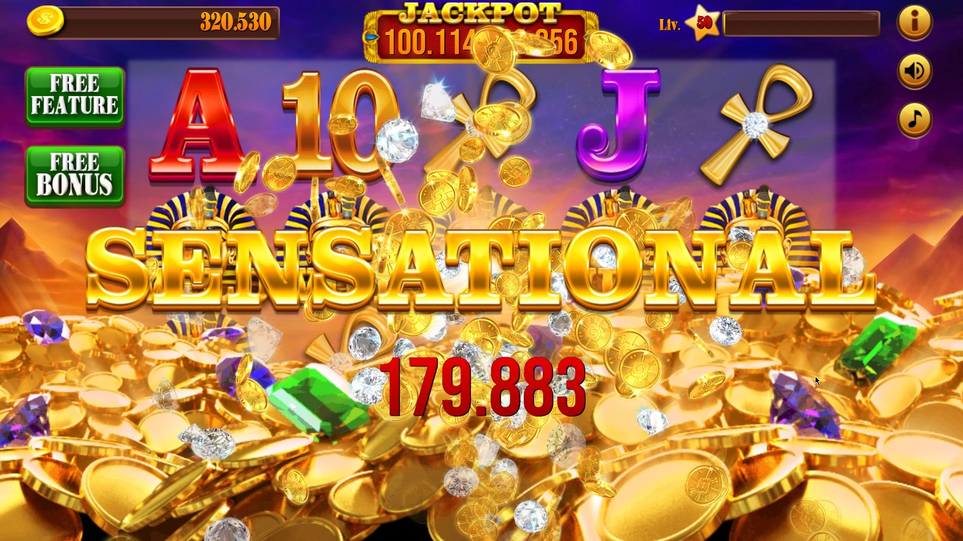Sphinx Jackpot screenshot